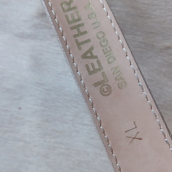 Leatherock  Belt With Gold Buckle main image 6